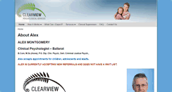 Desktop Screenshot of clearviewpsychology.com.au